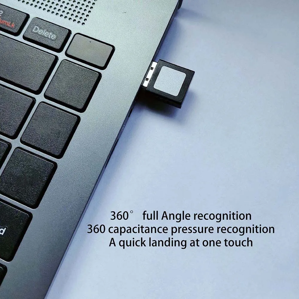 

for Windows 10 Security Key Reader Laptop Office PC Sensor Mini Fingerprint Scanner USB Fingerprint Reader Interface Computer