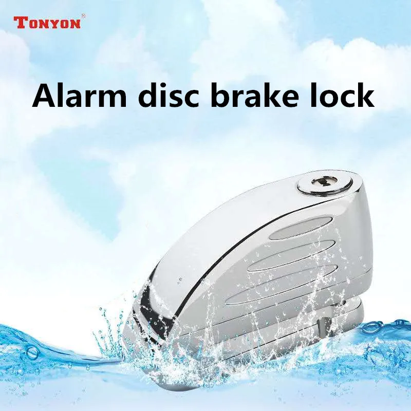 

TONYON TY123 Bike Anti-theft Wheel Disc Brake Lock with Security Alarm for Motorcycle Bicycle