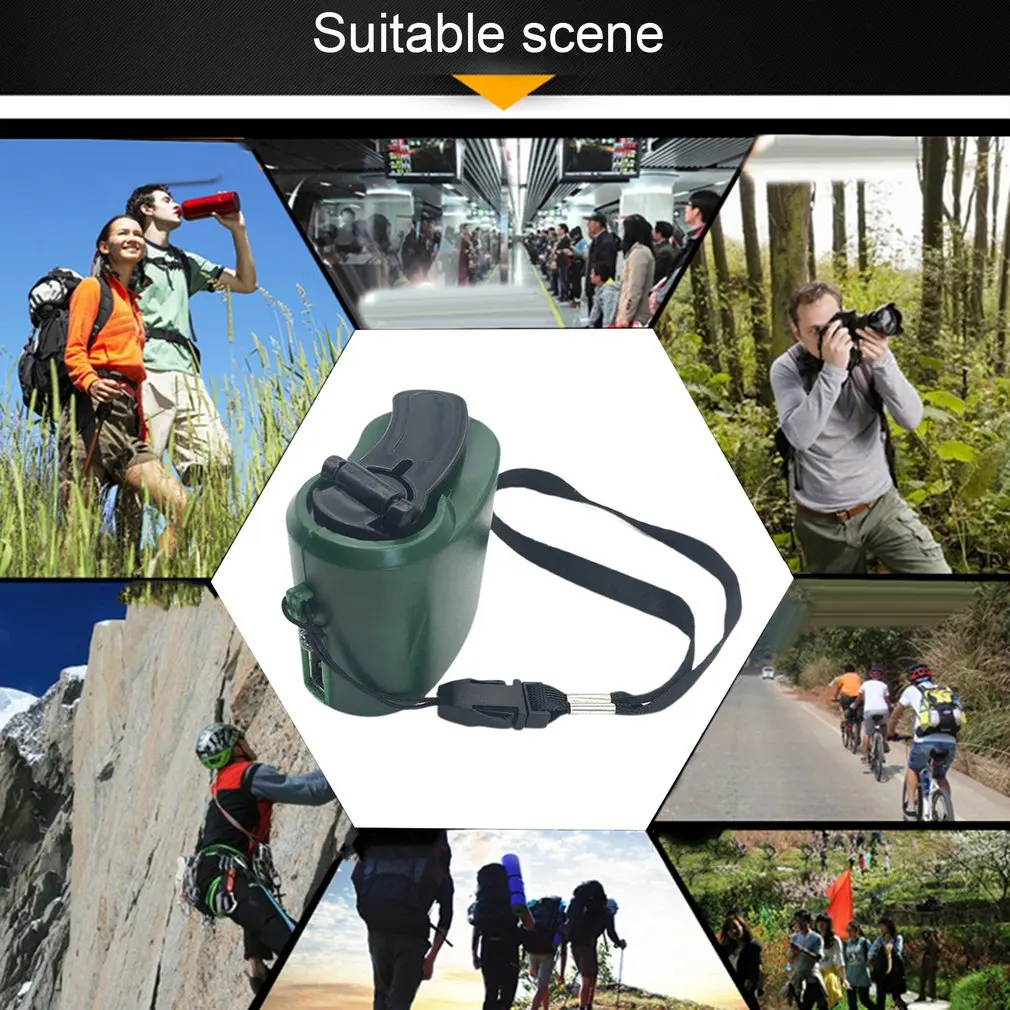 Portable USB Emergency Charger Dynamo Hand Crank Cell Phone Outdoor Camping Backpack For IPhone HUAWEI | Электроника