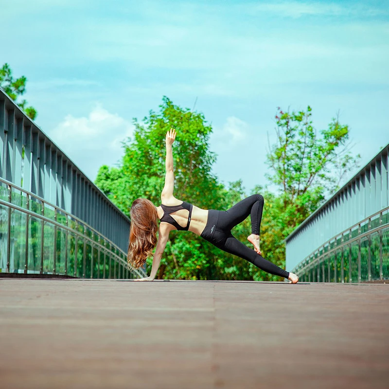 Женский Коврик для йоги плотный цветочный принт складной коврик бодибилдинга