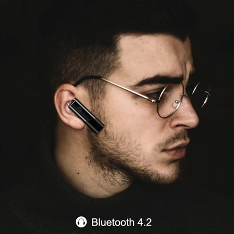 Bluetooth крючок для наушников-вкладышей спортивные бизнес беспроводные наушники устойчивое шумоподавление встроенный микрофон для рук автомобиля