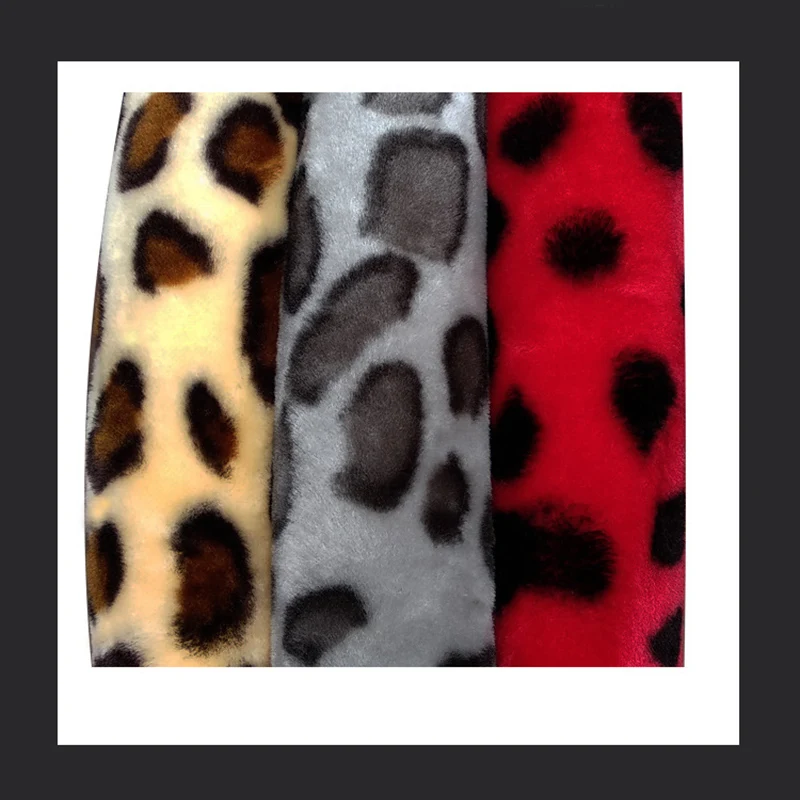 Универсальное рулевое колесо плюшевые леопардовые чехлы на зимнее меховое