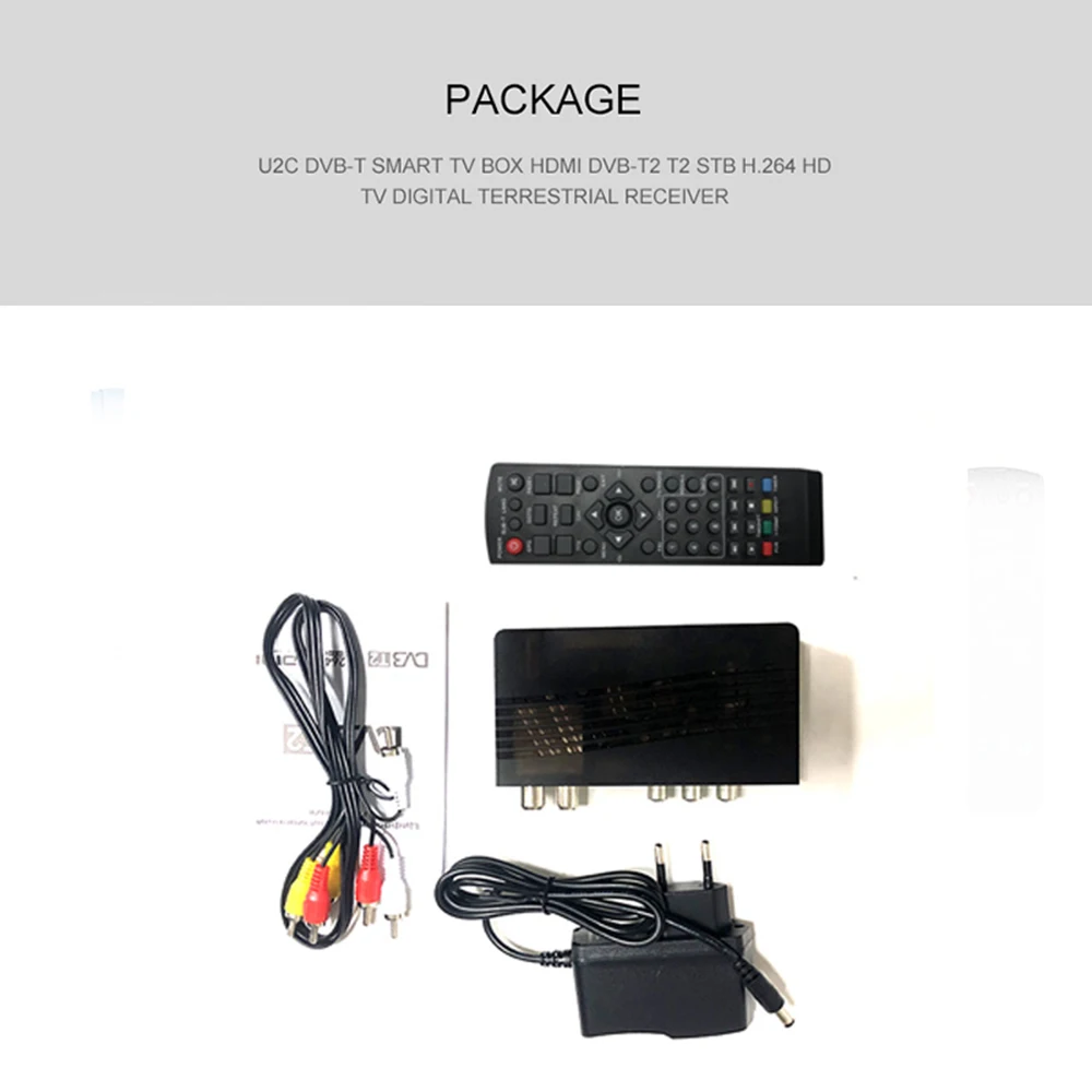 HD 1080p ТВ тюнер dvb T2 Vga tv Dvb-t2 USB2.0 тюнер приемник спутниковый декодер Dvbt2 русская Инструкция для монитора адаптер