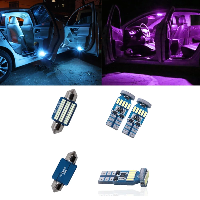 17 шт. светодиодный интерьер can шины огни комплект подходит для BMW 5 серии E60 E61 2004 2010