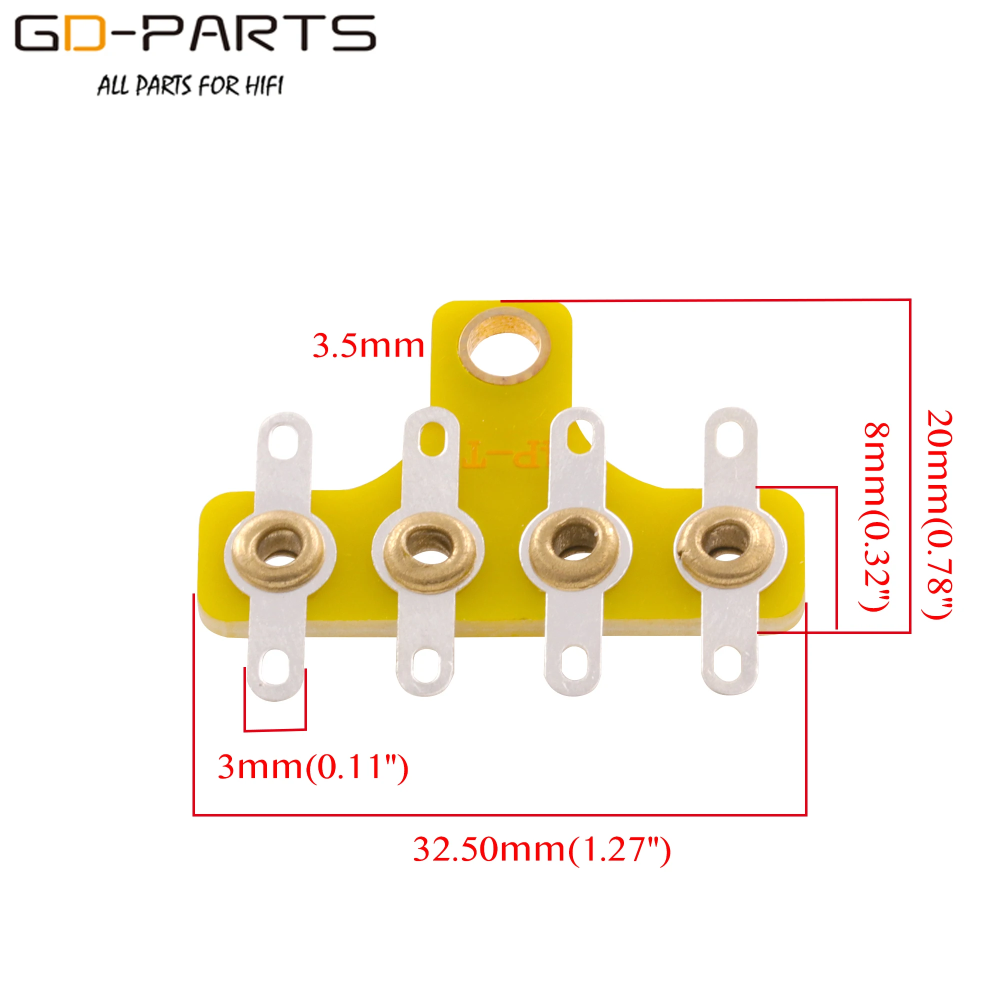 4 шпильки Т образная тег полоса доска револьверная терминал рифлёная для
