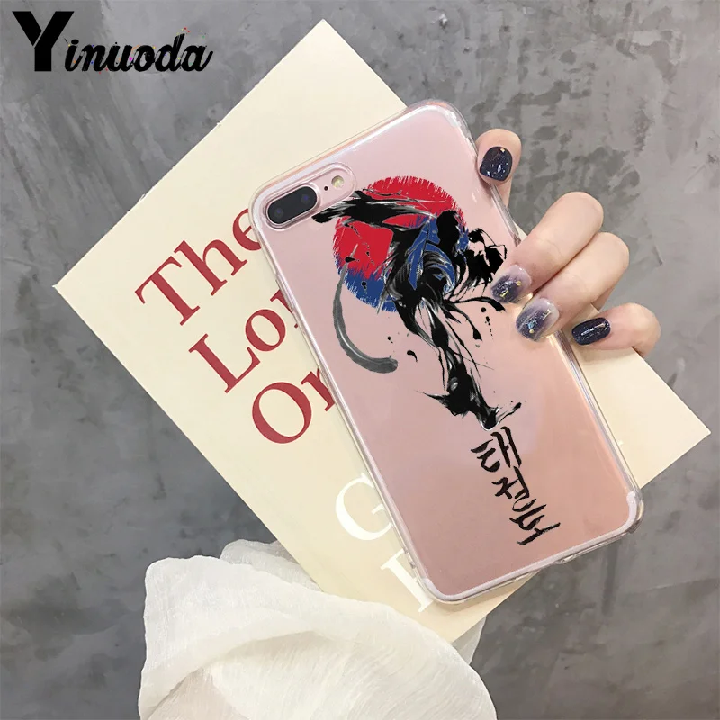 2 Yinuoda Taekwondo красочные аксессуары для телефонов Чехол для iPhone 8 7 6 6S Plus X XS max 10 5 5S SE XR Coque Shell - Цвет: 2