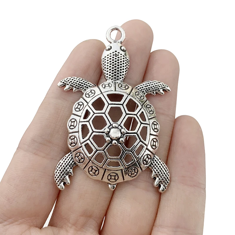 Подвески для ожерелья в виде черепахи, 6 шт.
