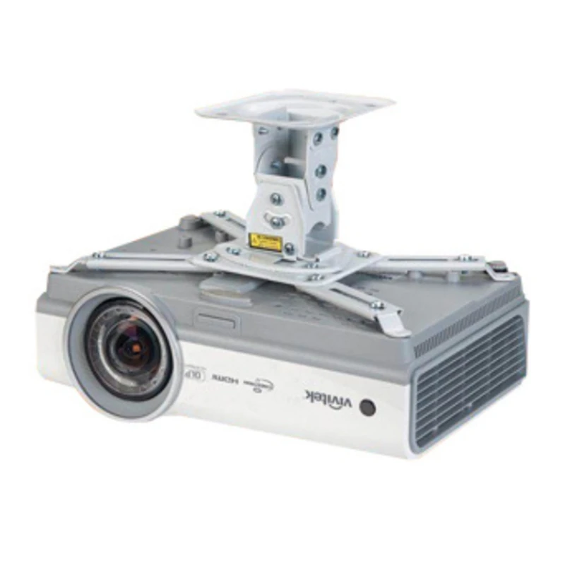 2021 New Universal Extending Ceiling Projector Mount Height Adjustable Projection White Mount Bracket Low Profile