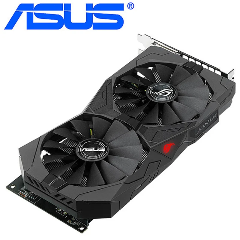 Видеокарта ASUS RX570 4 Гб 500 бит GDDR5 видеокарта для AMD RX 570 серии VGA карты 580 б/у DisplayPort HDMI