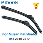 MIDOON стеклоочиститель для леворульных автомобилей спереди стеклоочистителей для Nissan Pathfinder R51 2005 - 2012 лобовое стекло окна 24 