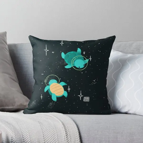 

Space Turtles Soft Throw Pillow Cover Print Pillow Case Waist Cushion Cover Pillows NOT Included