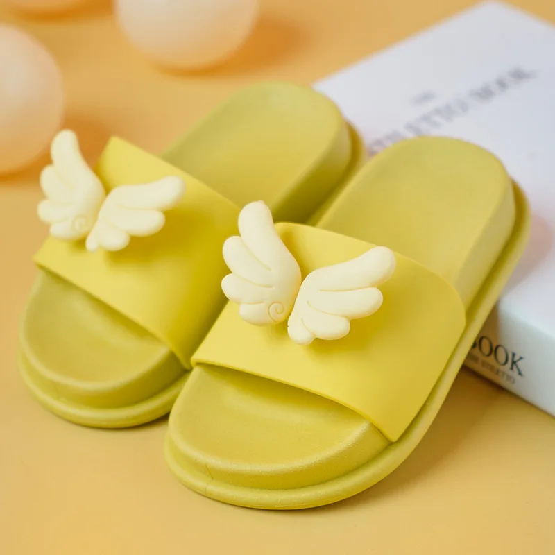 Мини шлепанцы Melissa Jelly с мультяшными листьями для девочек летние домашние тапочки