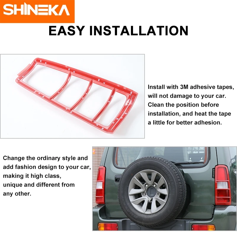 SHINEKA автомобильный Стайлинг декоративные колпачки для светильник отделка