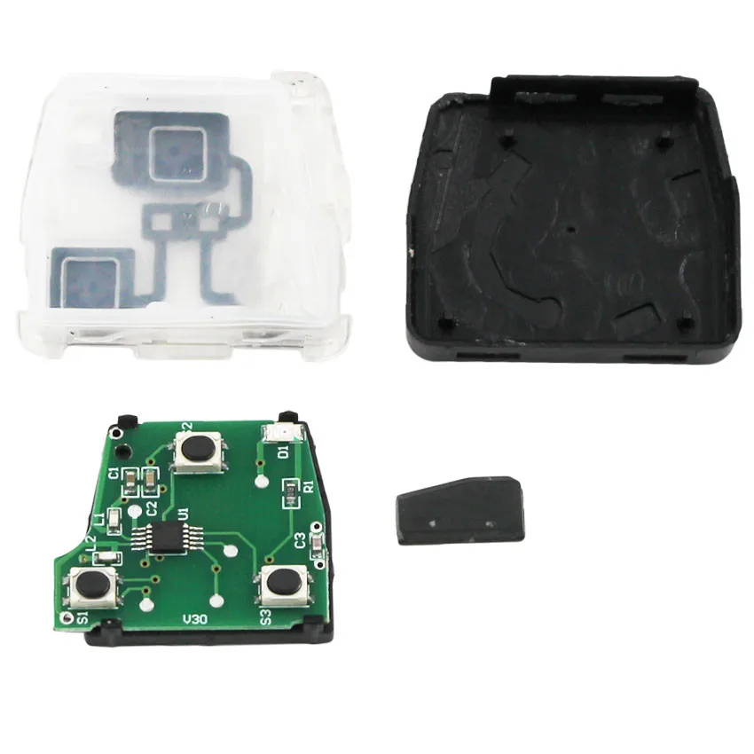 Пульт дистанционного управления с 2 кнопками брелок без ключа для Toyota RAV4 Corolla Yaris