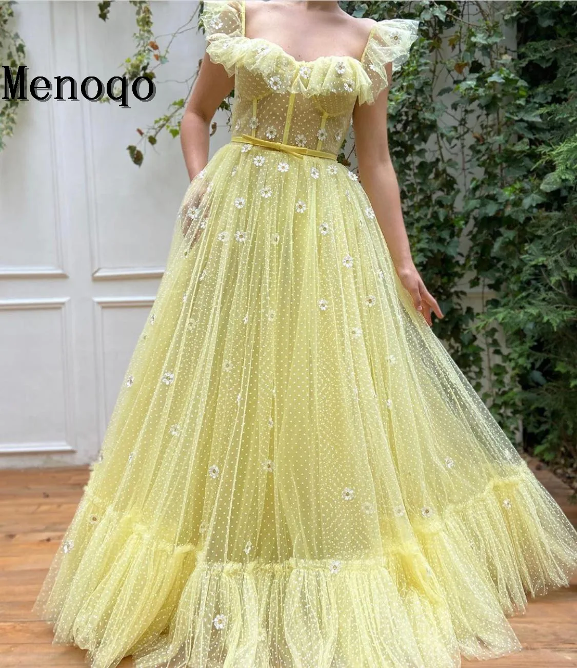 Трапециевидной формы фатиновое платье Бюстье для выпускного вечера Элегантные