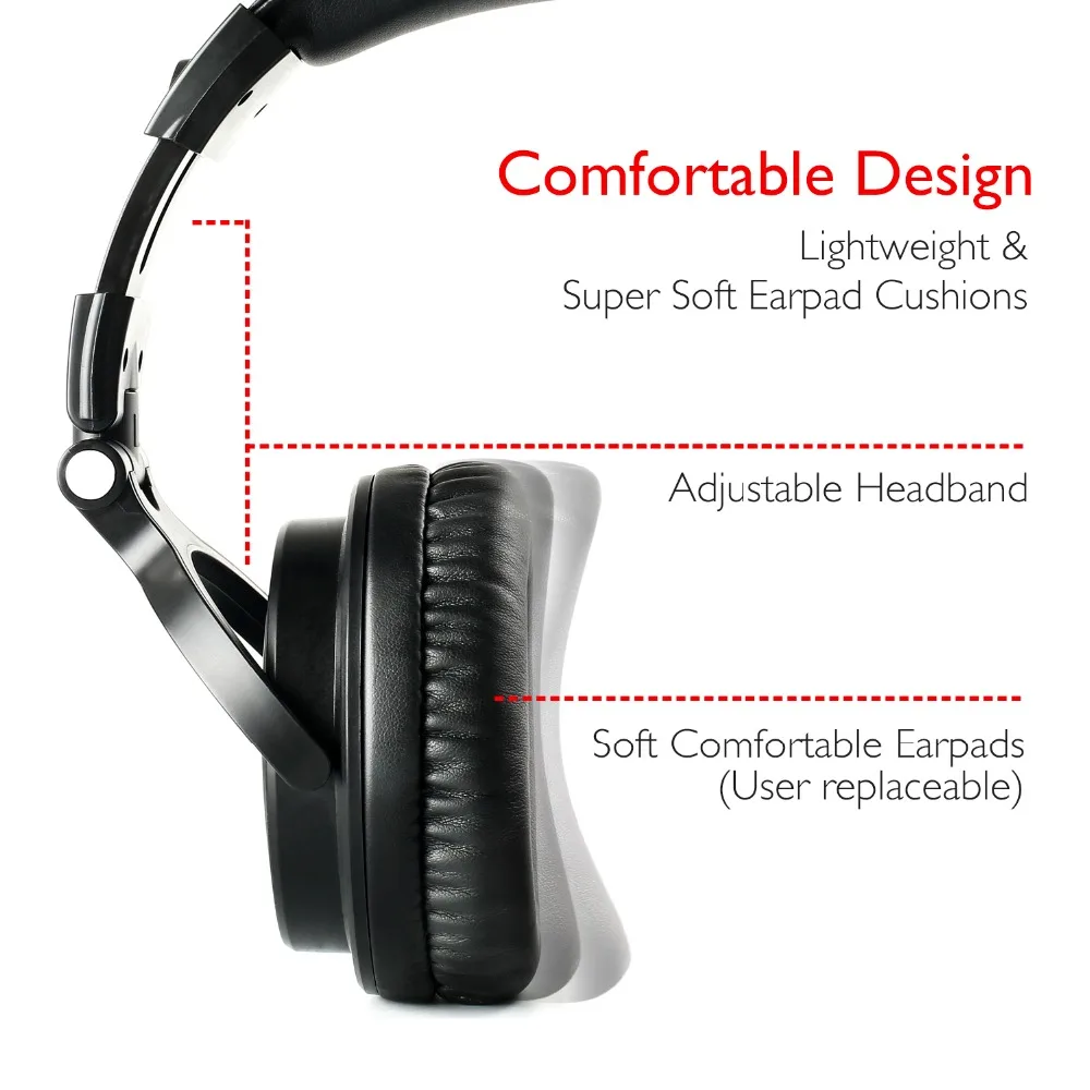 Oneodio беспроводные DJ Наушники V4.1 Bluetooth наушники беспроводные на ухо стерео беспроводные+ Проводная гарнитура для телефонов PC Новые