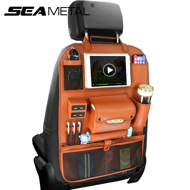 Универсальный Органайзер на спинку сиденья автомобиля сумка для хранения с