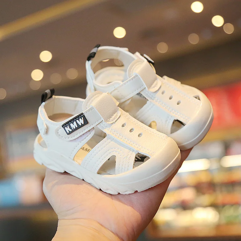 

2021 Summer Children Shoes Boys Soft Soles Beach Shoes Male Baby Anti-kick Children's Sandals Princepard Summer Sandals