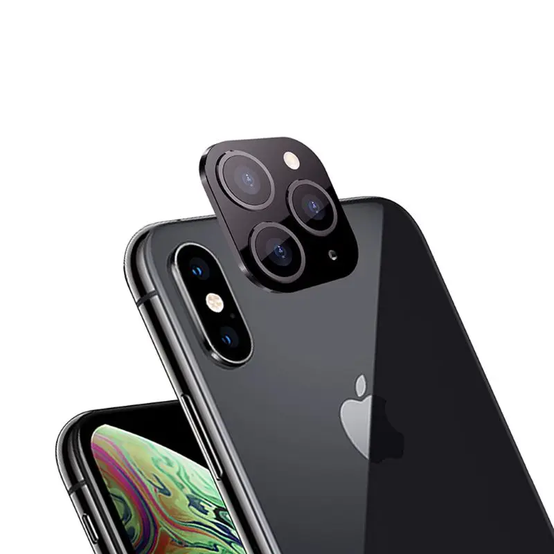 Новая Модифицированная наклейка на объектив камеры для iPhone X XS / MAX замена секунд 11