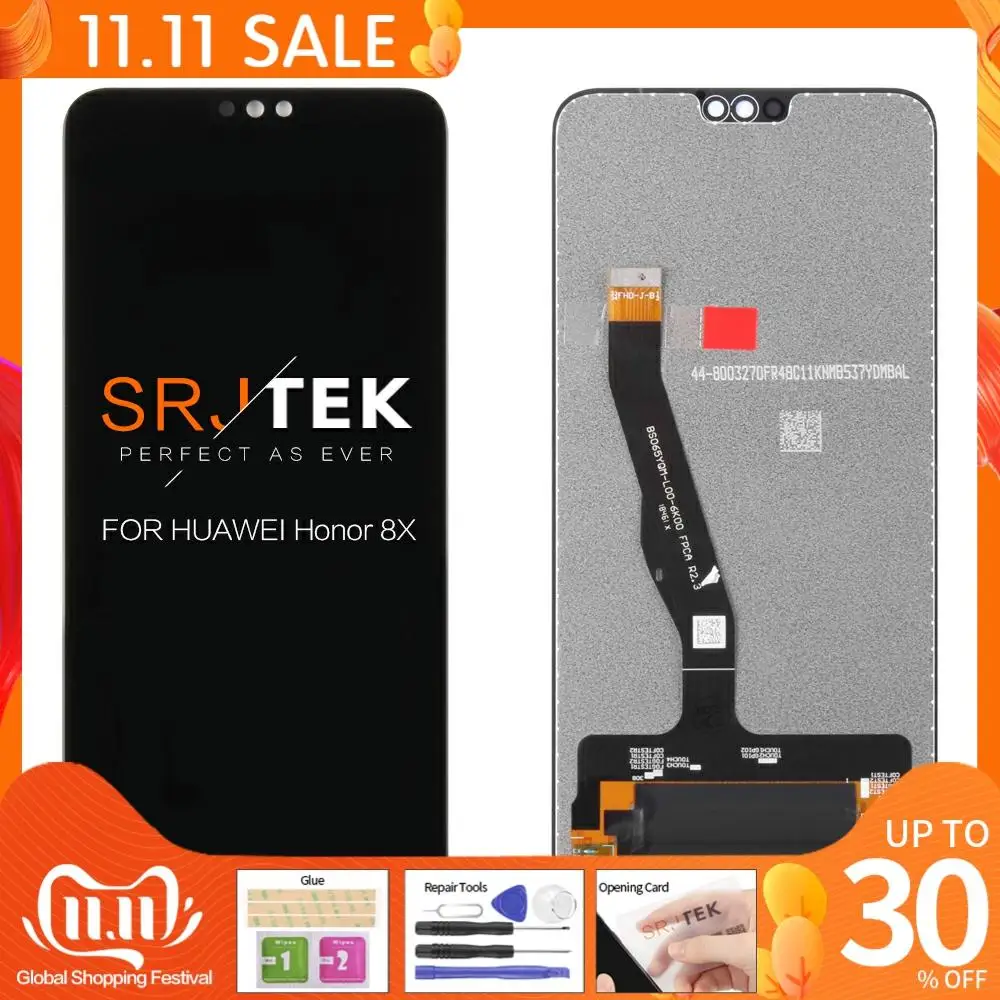 

ЖК-дисплей для Huawei Honor 8X с сенсорным экраном и дигитайзером, экран для HUAWEI Honor 8X MAX, Honor 8X, 8xmax, AL00, JSN L22, L21