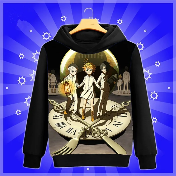 Аниме-Толстовка Manga The Promised Neverland Yakusoku no Neverland Norman cosplay Sweatshirt весна-осень мужские и женские пуловеры пальто - Цвет: 28