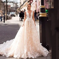 smileven princess wedding dresses champagne lace bride dresses sexy wedding gowns custom made