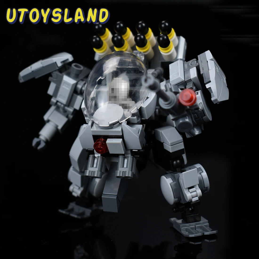 

288 шт Мпц мини меха солдата ПВО Модель Сборка небольших частиц строительные блоки образовательные игрушки для детей-серый