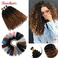 benehair braiding hair extensions crochet hair synthetic hair bundle ombre water wave crochet braids fake hair for black women