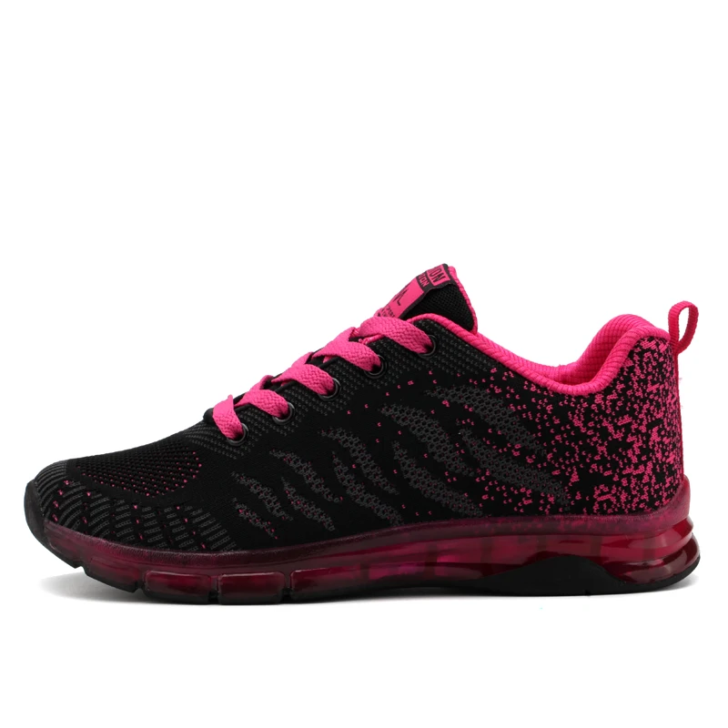 GRITION, женские кроссовки, обувь для бега для женщин, уличная, дышащая, противоскользящая, походная обувь, уличная, модный светильник, женская обувь - Цвет: Red
