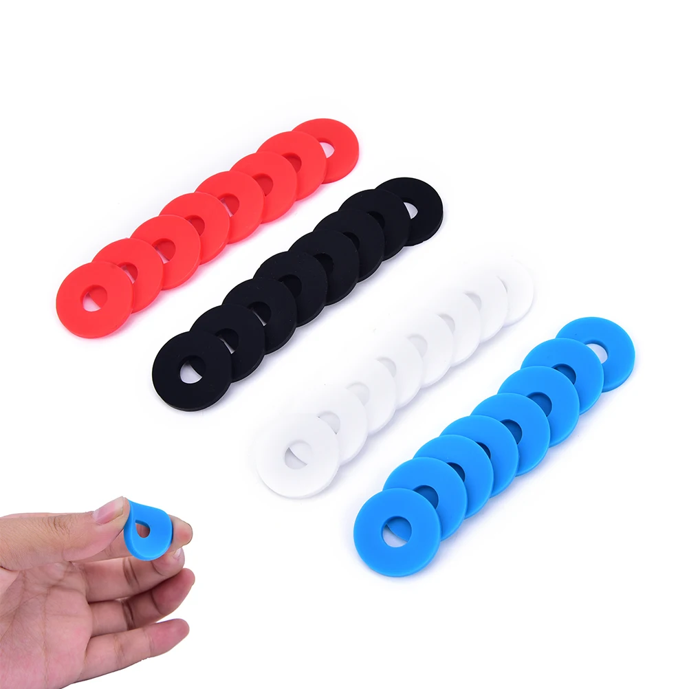 

RIRN 8PCS/Pack Guitar Strap Locks Bass Guitar Strap Rubber Locks Blocks Guitar Parts & Accessories