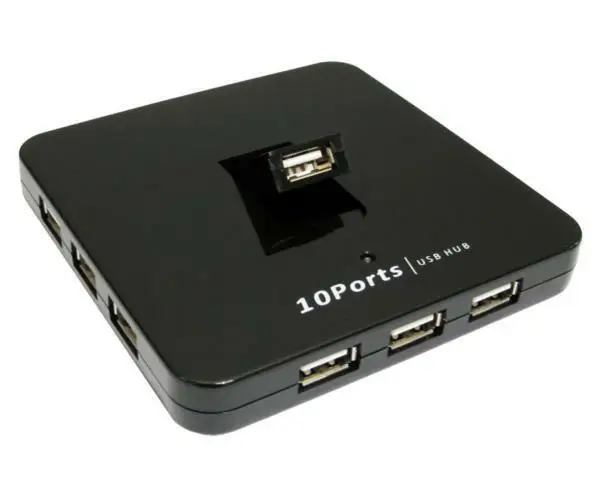 

Квадратный 10-портовый концентратор GP1764 USB 2,0