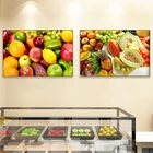 Картина для украшения фруктов, Современная подставка для фруктов, плакат для украшения ресторана, смешанные фрукты, яблоко, ананас, Настенная картина