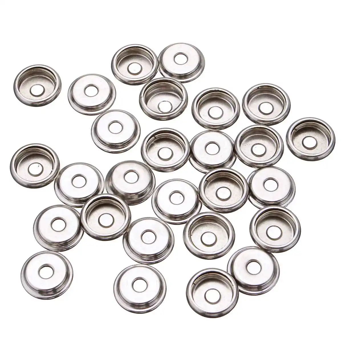 

120Pcs 15mm Snap Fastener Studs Button with 3Pcs Tools Heavy Duty Silver Snap Fasteners Press Studs Buttons Tools Parts Set