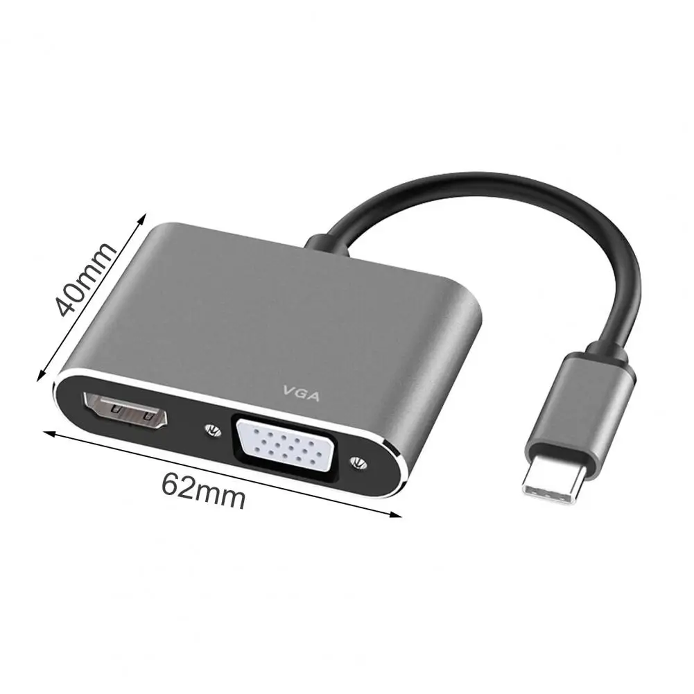 

Docking Station 4K USB 3.1 Aluminum Alloy Type-C Video Converter for Tablet