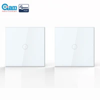 neo coolcam 2pcslot z wave plus 1ch eu wall light switch home automation zwave wireless smart remote control light switch