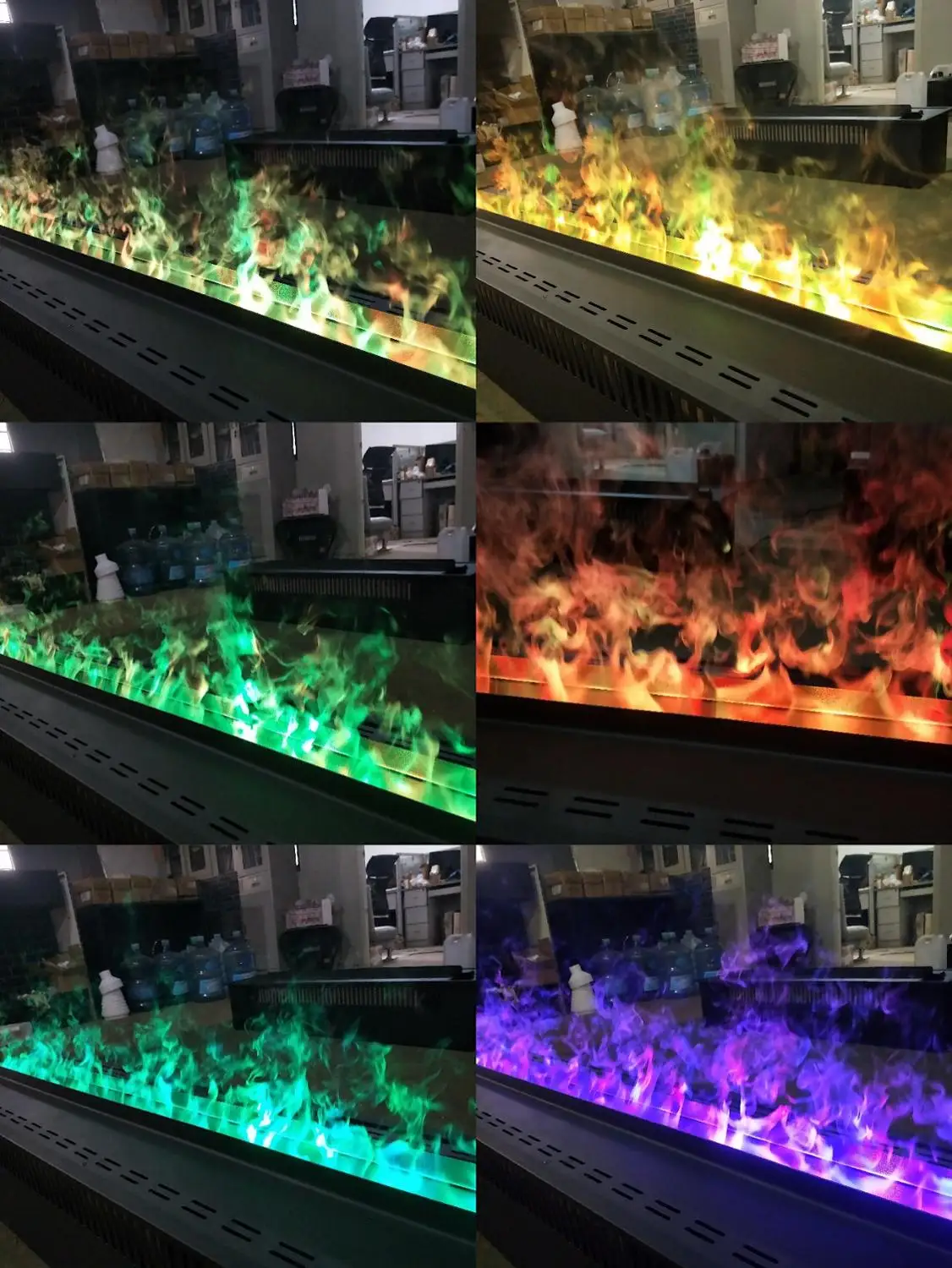 120cm Top sale seven colors flame customized cheminee electrique 3D vapor fireplace electric for indoor | Бытовая техника