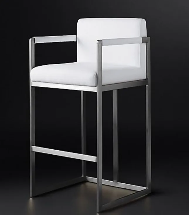 

Modern stainless steel framed velvet fabric club bar chairs in silver or gold frame for domestic commercial furniture