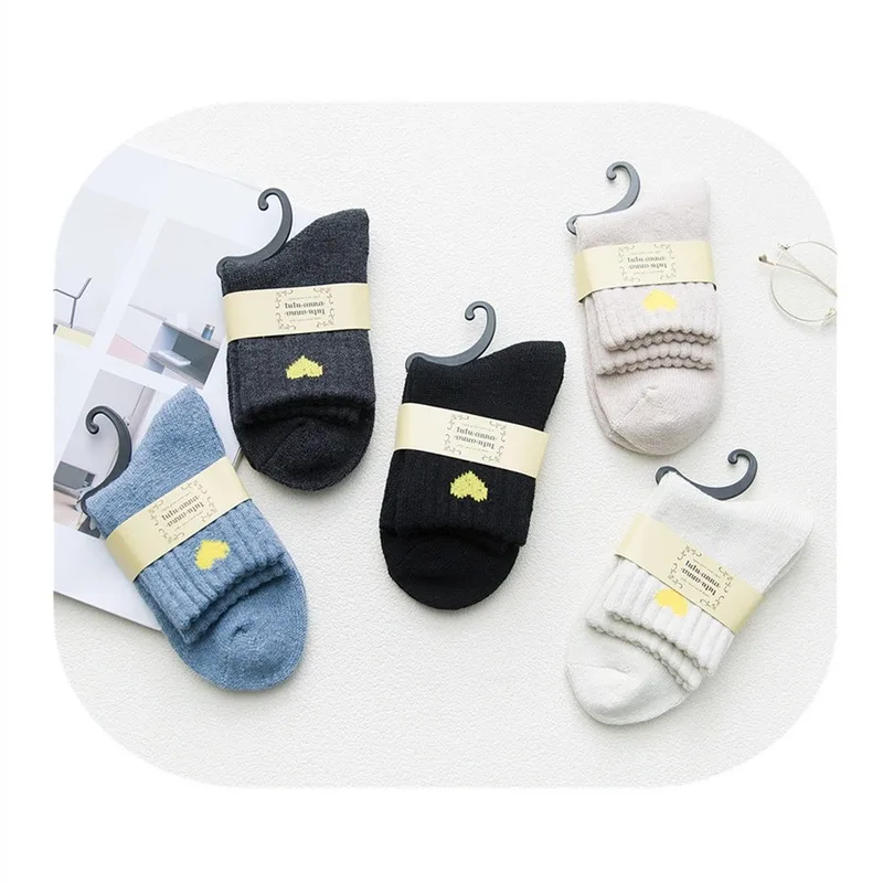 Носки женские теплые шерстяные средней длины 5 пар|Носки| |