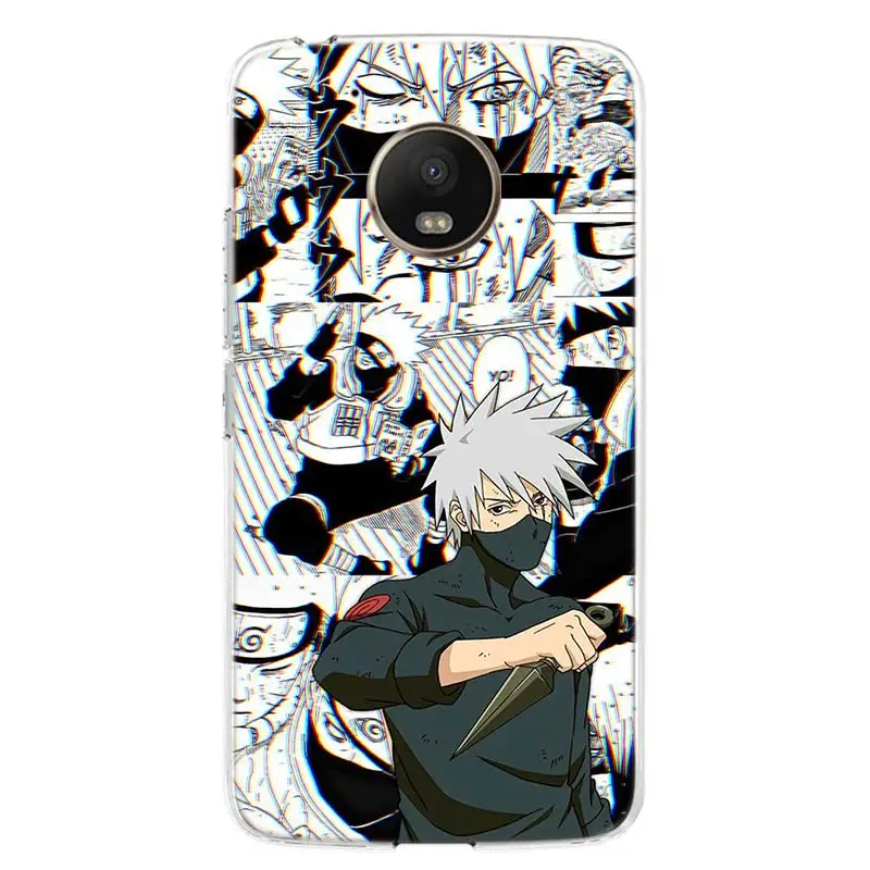 

Anime Naruto Kakashi Phone Case For Motorola Moto G8 G7 G6 G5S G5 G4 E6 E5 E4 Plus Play Power + One Action Macro EU Art Cover