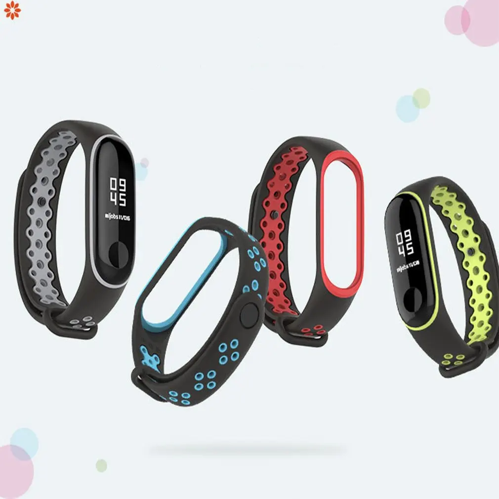 Для Xiaomi Mi Band 3/4 сменный силиконовый спортивный браслет для женщин и мужчин умные