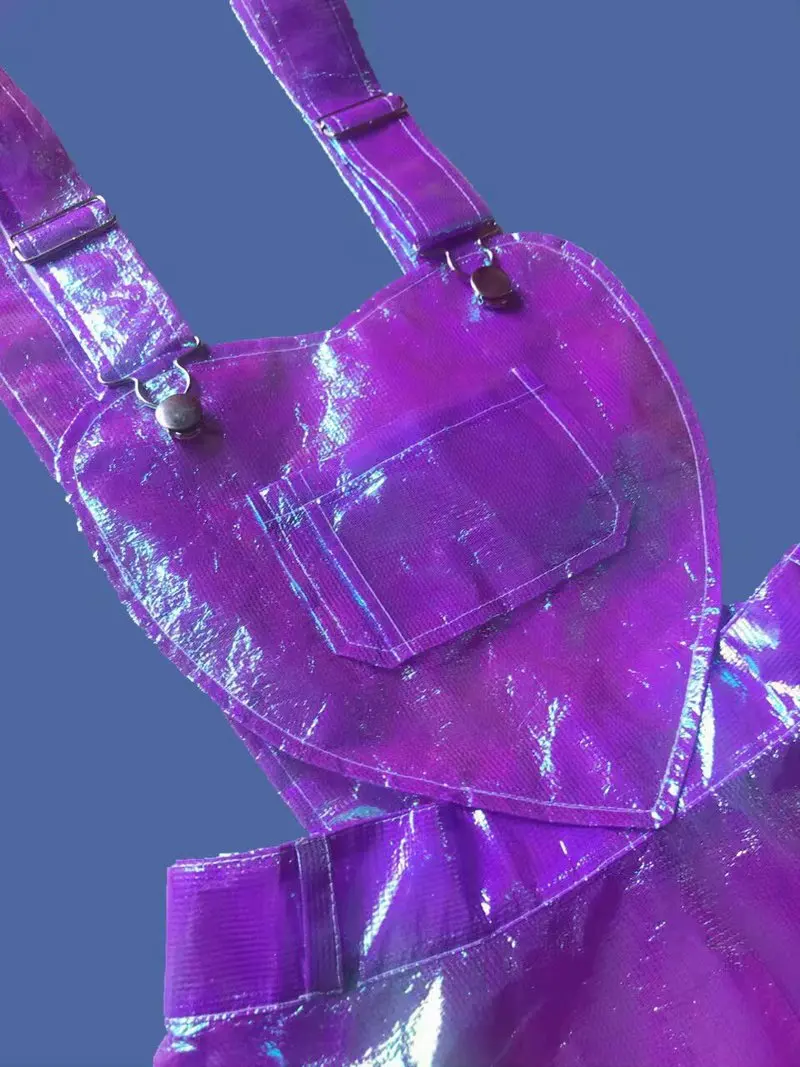 Градиентное лазерное электро оптическое волшебное платье на бретельках в форме