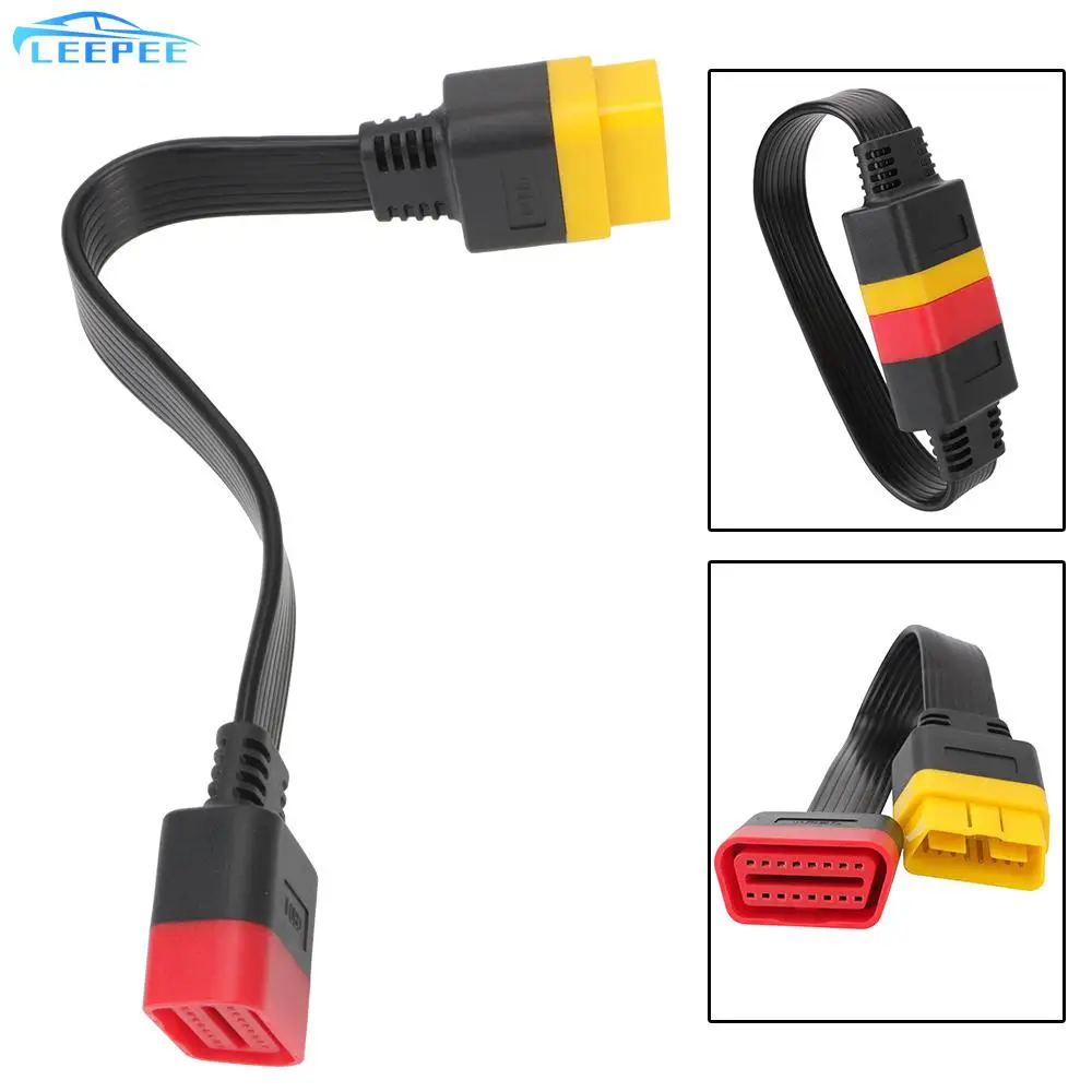 

Car Diagnostic Connectors OBD2 Scanner Extended Adapter 16 PIN Male to Female 32cm OBDII Extension cable OBD2 Cable ELM327