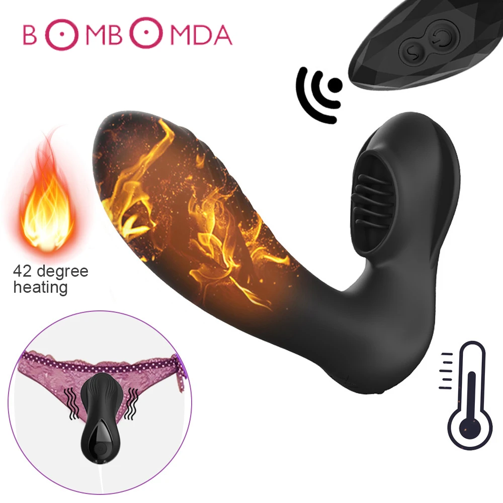 Лизающий вибратор Стимулятор точки G для взрослых беспроводной с подогревом