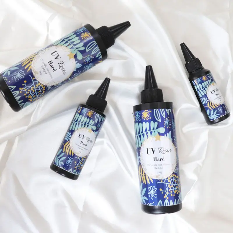 

Hard UV Resin Glue Crystal Clear Ultraviolet Curing Epoxy Resin Jewelry Making R2LE