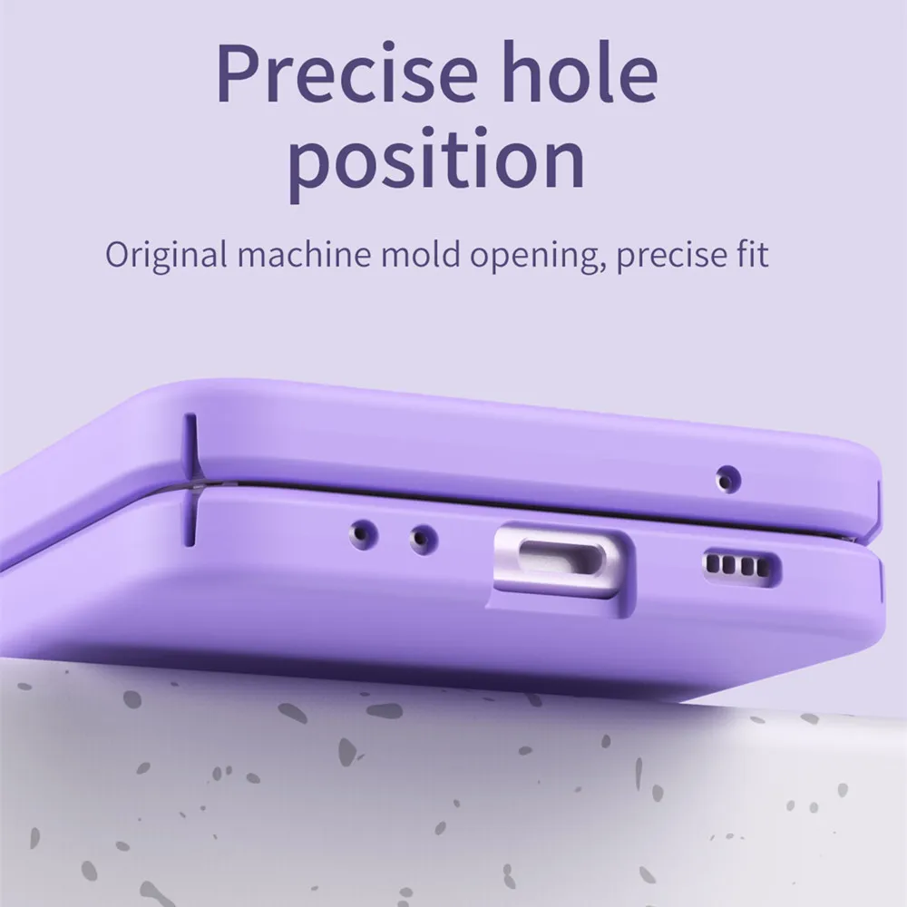 Candy Color Ultra Thin Case For Samsung Galaxy Z Flip 4 3 5G Hinge Full Protection Hard PC Back Cover For Samsung Z Flip 3 Cases