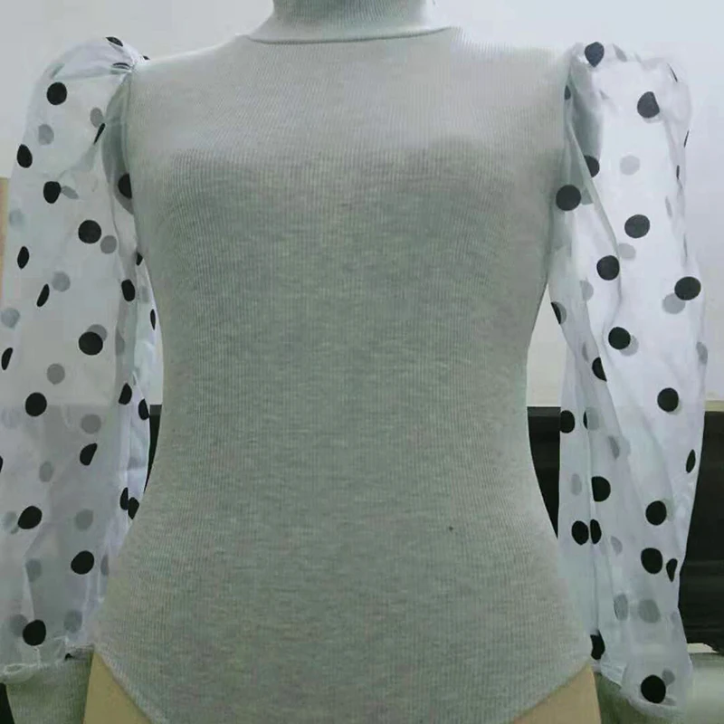 Женский сексуальный комбинезон комбинезоны боди с длинным рукавом узор в