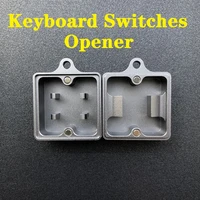 new mechanical keyboard switch opener cnc aluminum alloy for cherry gateron kailh outemu 2in1 mx switches lubricate shaft opener