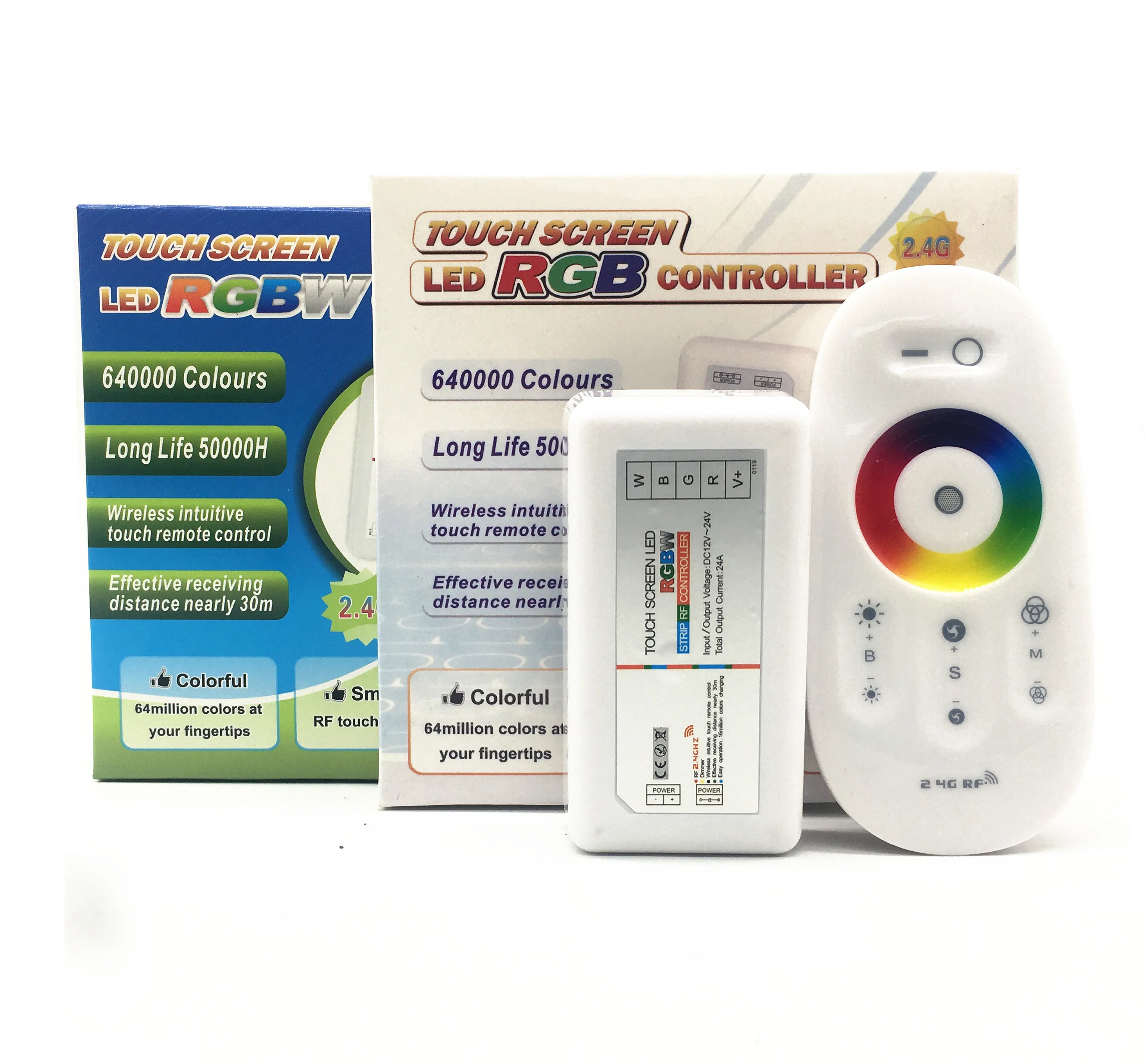 Светодиодный сенсорный экран RGB RGBW 2 4G беспроводной гладкий радиочастотный