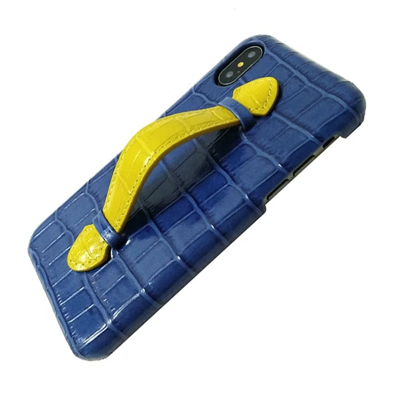 Чехол из натуральной кожи с держателем на ручном ремешке для iPhone X XS Max XR 10 7 8 Plus