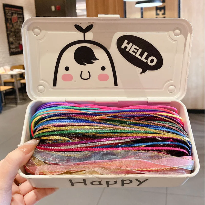 

the New Hair Braided Colorful Rope For Children's Dirty Braid Artifact Colorful Ribbon For Women's Summer Rope Hair Accessories
